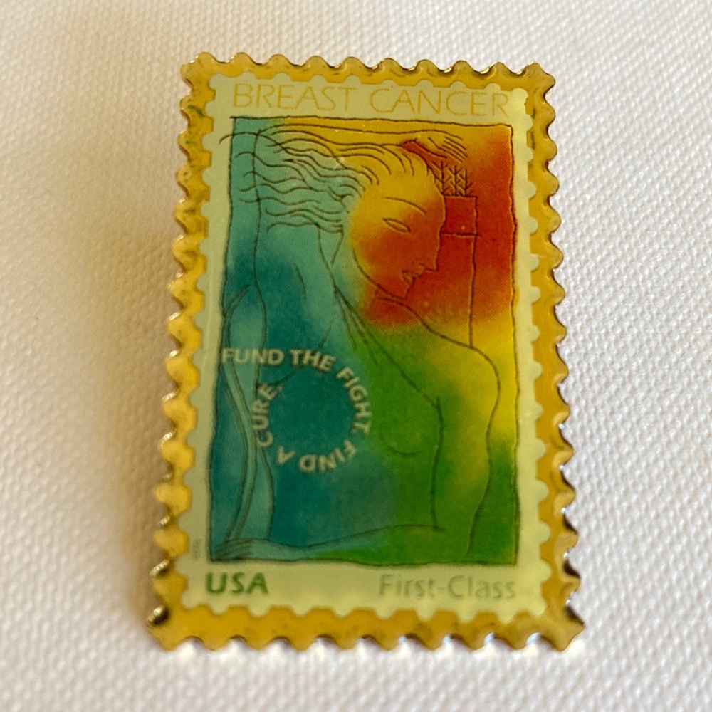 1998 Breast Cancer Awarness Postage Pin